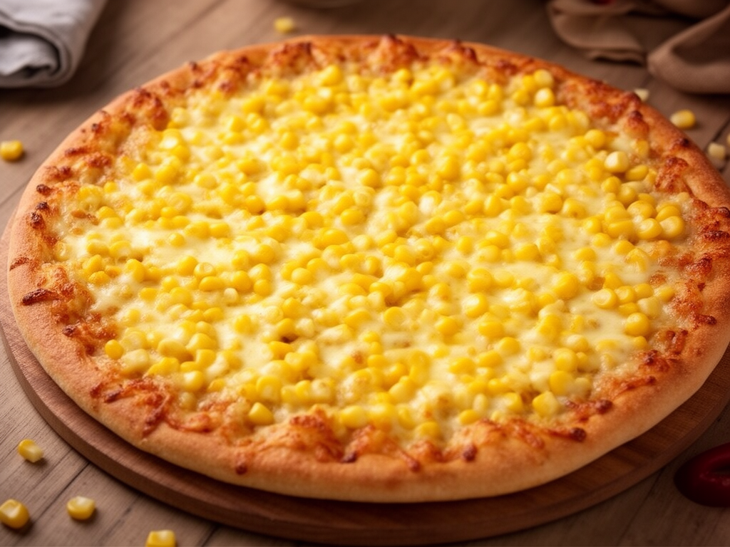 Corn & Cheese Pizza